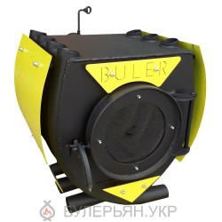 Булерьян с плитой Buller тип 02 со стеклом, зольным ящиком и кожухом