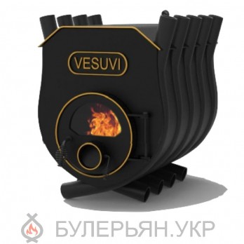 Печка булерьян Vesuvi тип 02 с плитой и стеклом